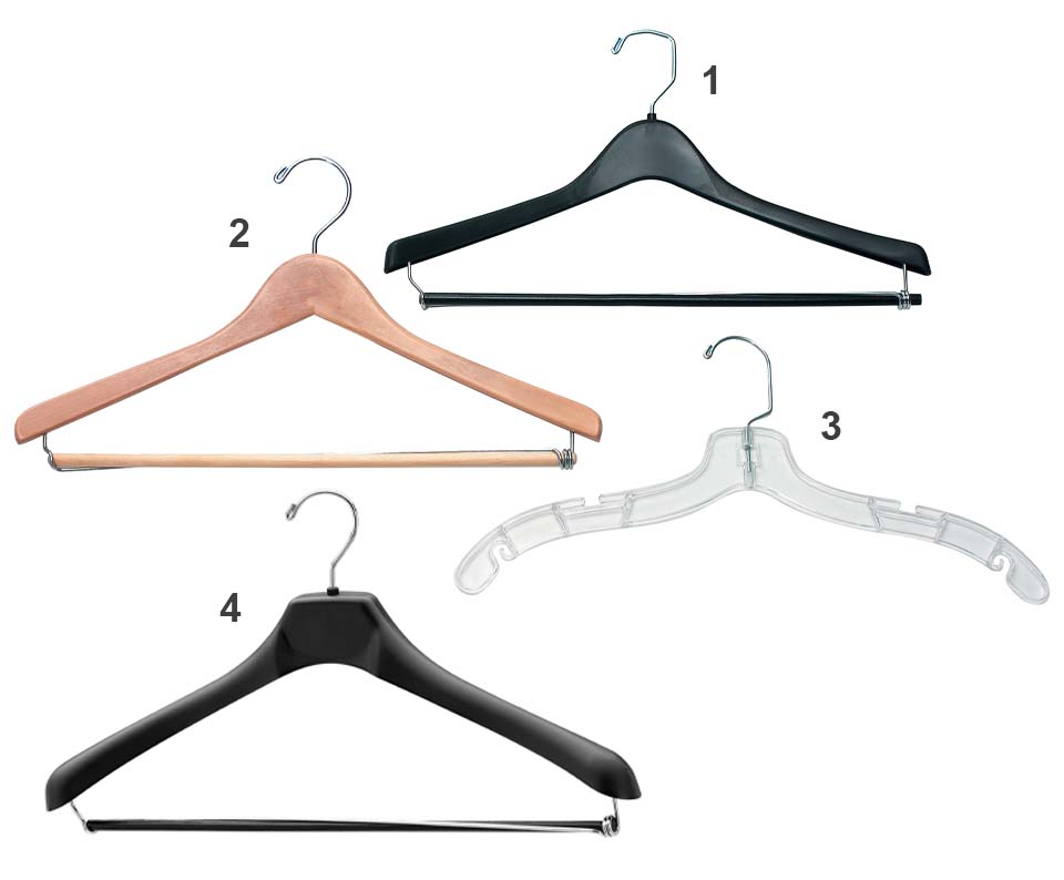 Plastic & Wooden Hangers