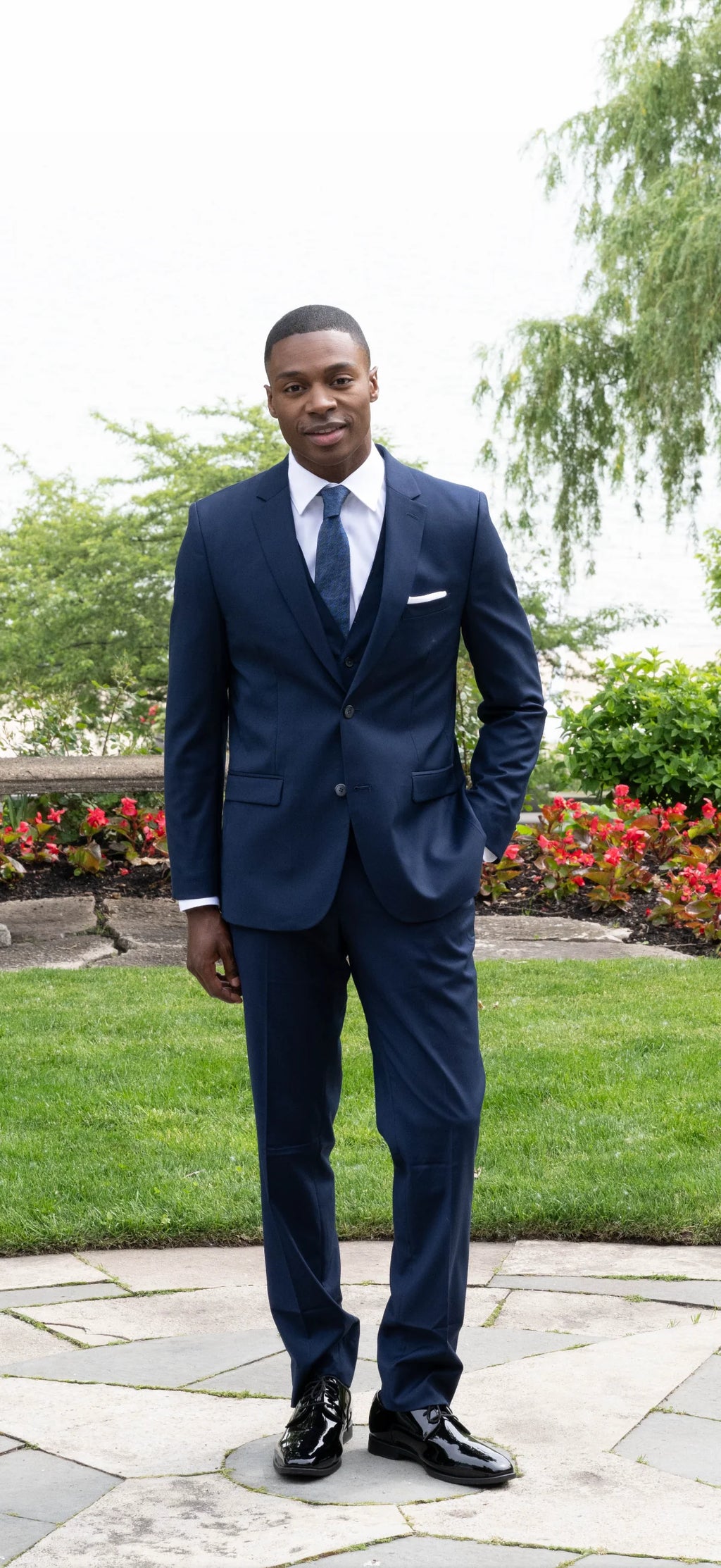 Couture 1910 Men’s Power Stretch Suit Separates in Navy - Pants