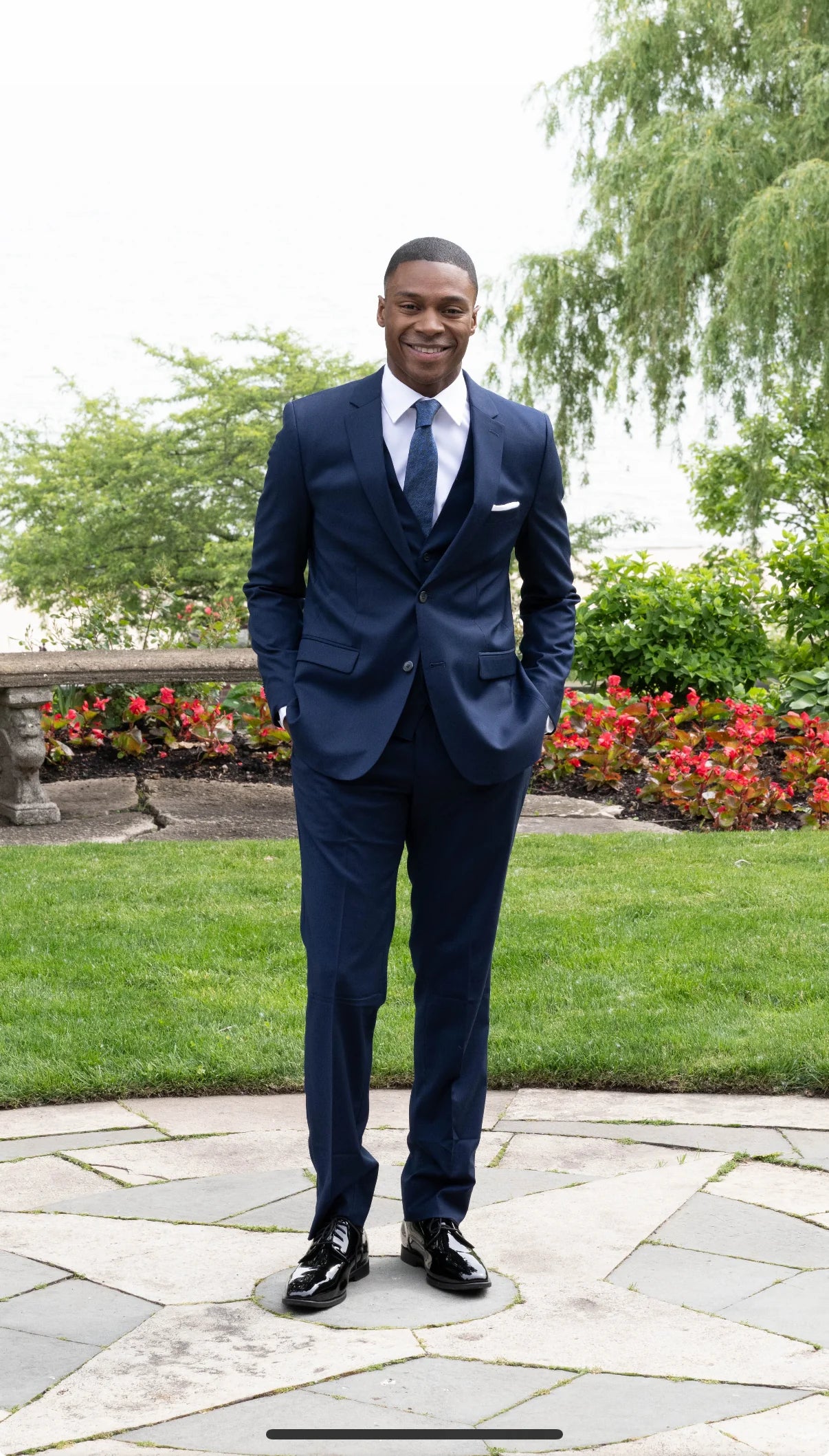 Couture 1910 Men’s Power Stretch Suit Separates in Navy - Pants