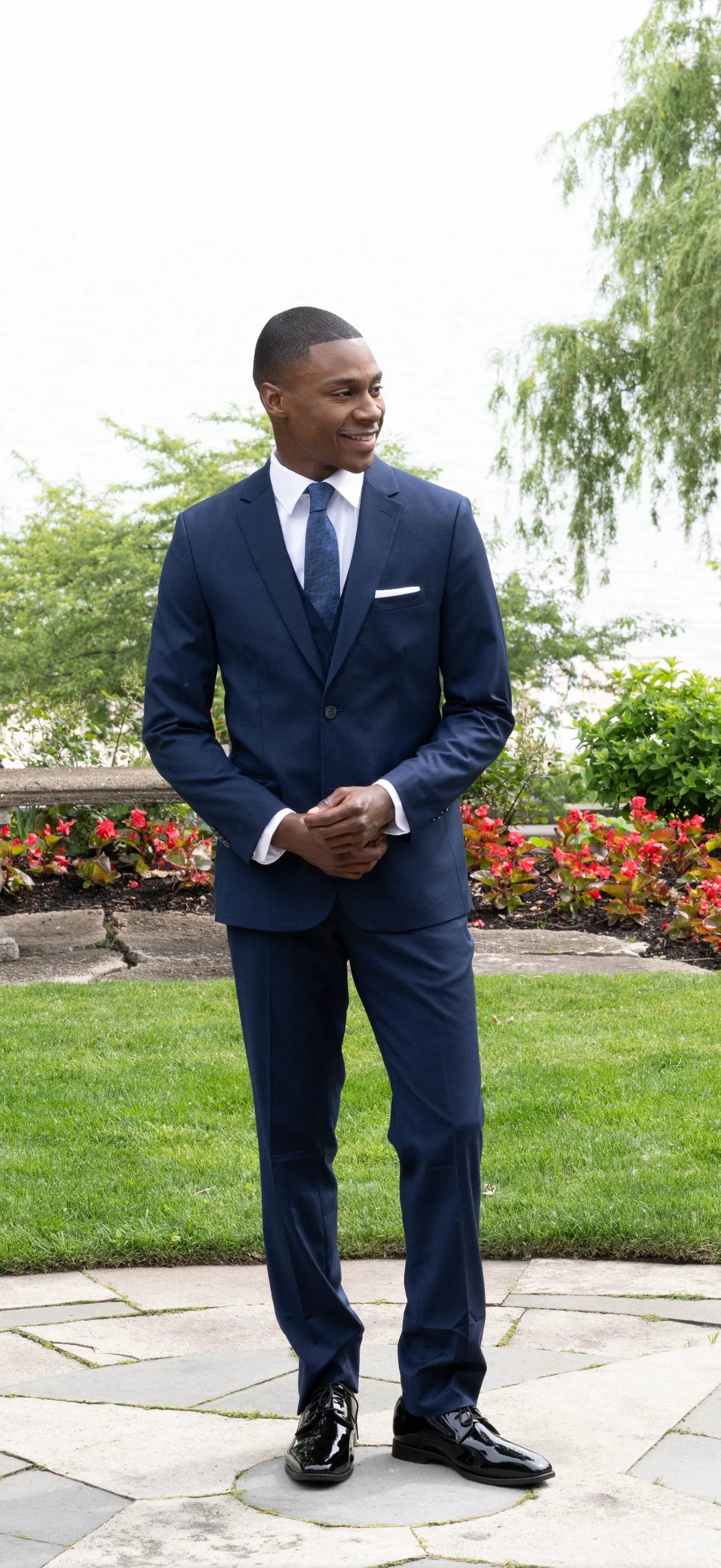 Couture 1910 Men’s Power Stretch Suit Separates in Navy - Pants