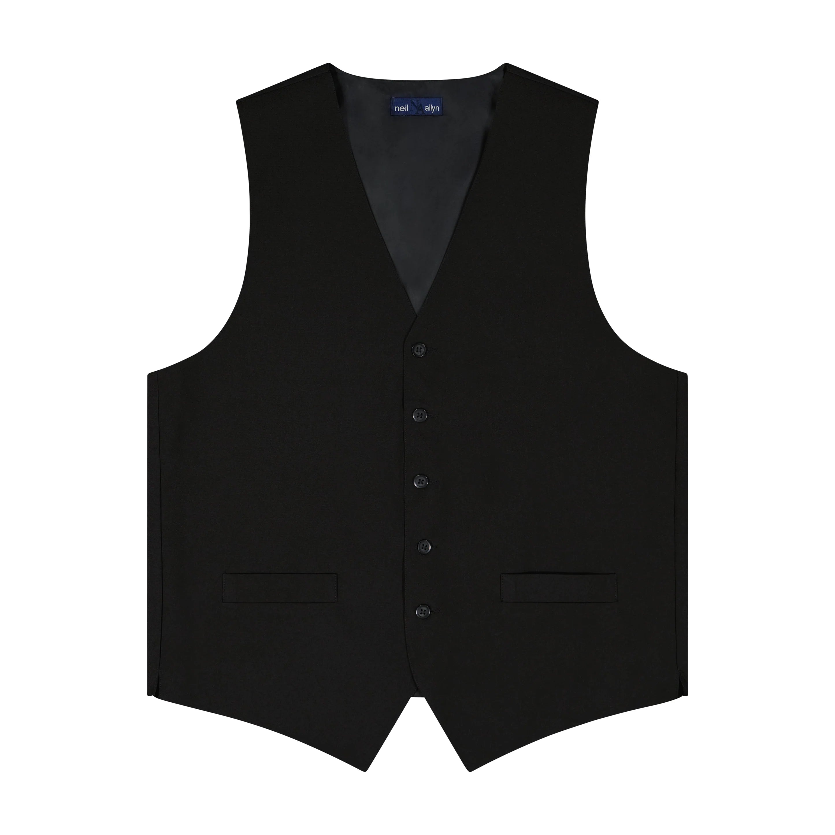 5 Button Vest w/ Functioning Welt Pockets & 4 Interior Pockets