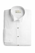 Men’s Slim Fit 1/4" Pleated Wing Collar Shirt
