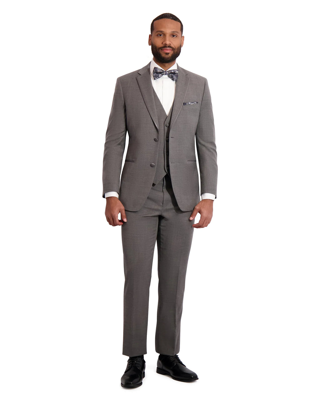 Ezra - Men’s "Ceremony Ready"- Mid Grey #6828C