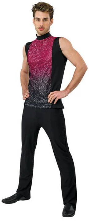 Sleeveless Male Plex Color To Black