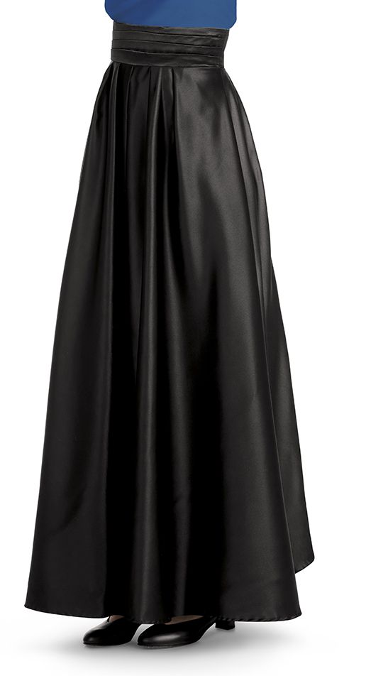 Strauss Satin Cummerbund Skirt