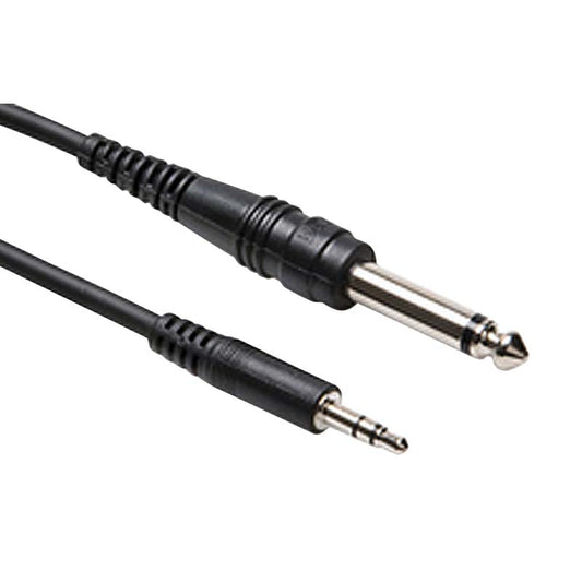 5’ Stereo Mini to 1/4” Phono