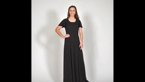 Christina Flutter Sleeve Scoop Neckline Dress | Style #119 | FAST SHIP!