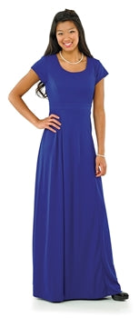 Angelina Classic Short Sleeve Scoop Neck Dress | Style #115 | FAST SHIP