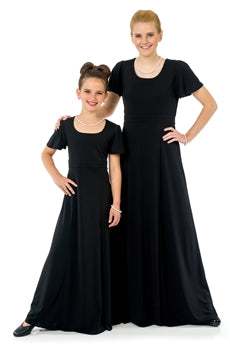 Christina Flutter Sleeve Scoop Neckline Dress | Style #119 | FAST SHIP!