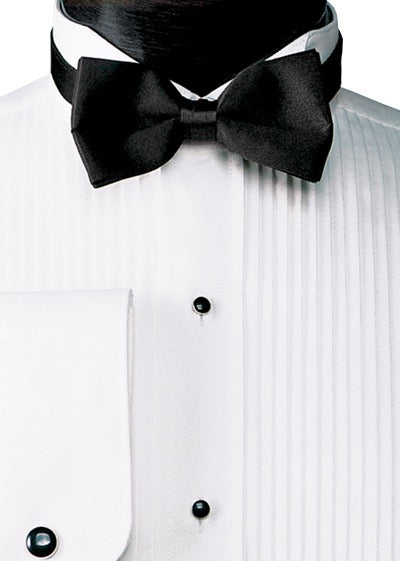 Wing-Tip Tuxedo Shirt Long Sleeve