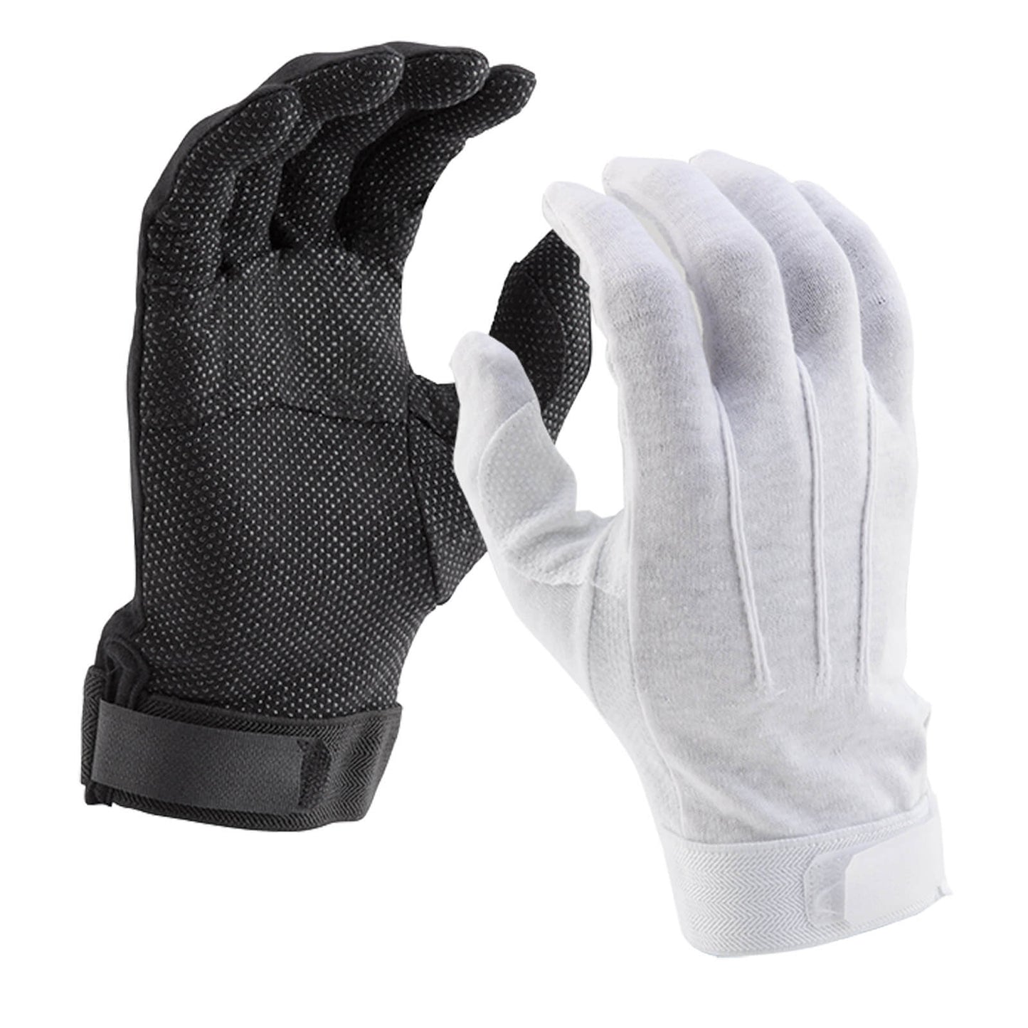 Deluxe Hook/Loop Sure-Grip Gloves (White)