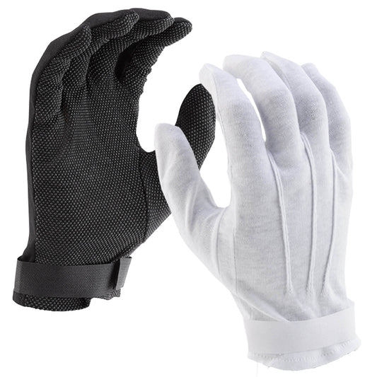 Economy Hook/Loop Sure-Grip Gloves (White)